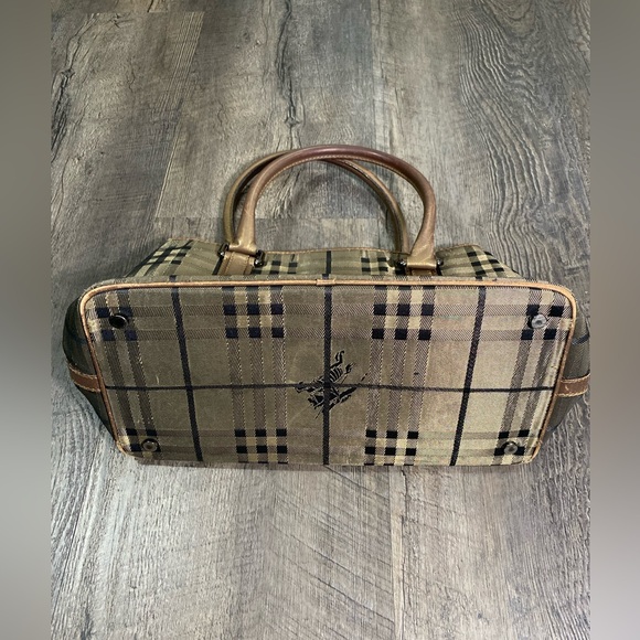 BURBERRY Nova Check Satchel - Picture 4 of 16